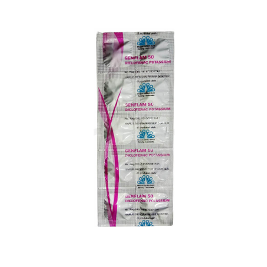Genflam 50 mg 10 Tablet – Bali Pharmacy