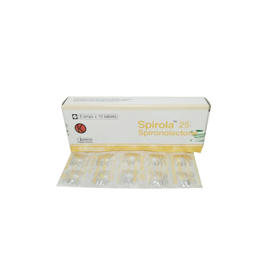 Spirola 25 mg 10 Tablet