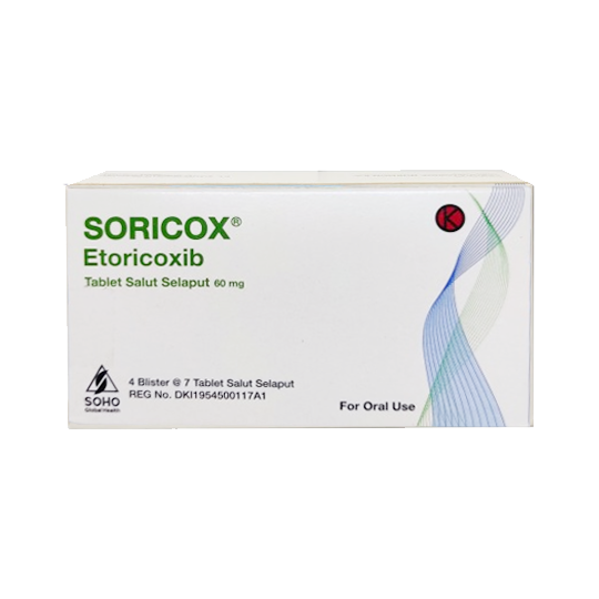 Soricox 60 mg 7 Tablet