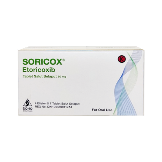 Soricox 60 mg 7 Tablet