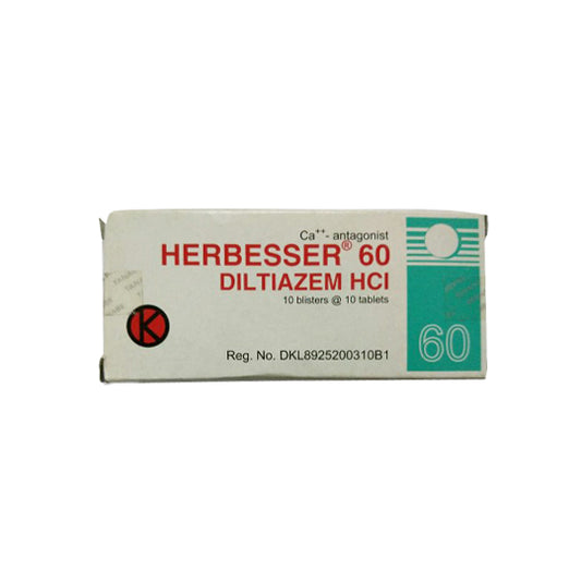 Herbesser 60 mg 10 Tablet