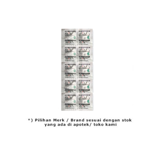 Glimepiride 2 mg 10 Tablet
