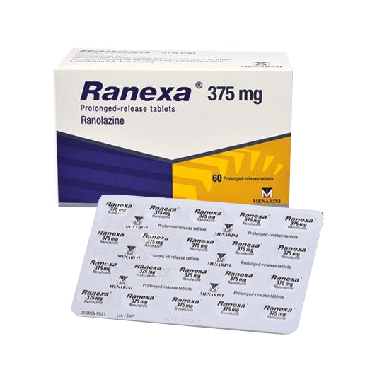 Ranexa 375 mg 20 Tablet