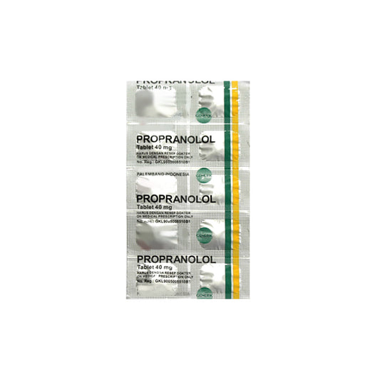 Propranolol 40 mg 10 Tablet