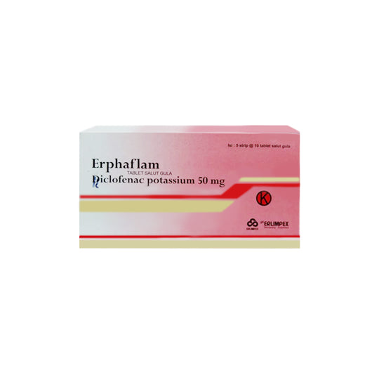 Erphaflam 50 mg 10 Tablet