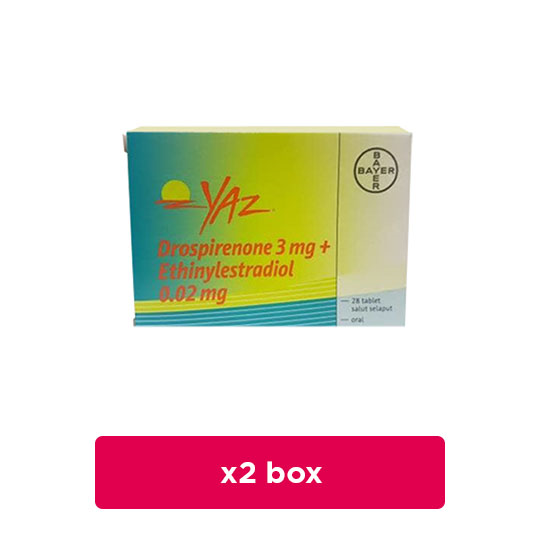 Yaz 2 Box (28 Tablet/Box) - Hemat Borongan