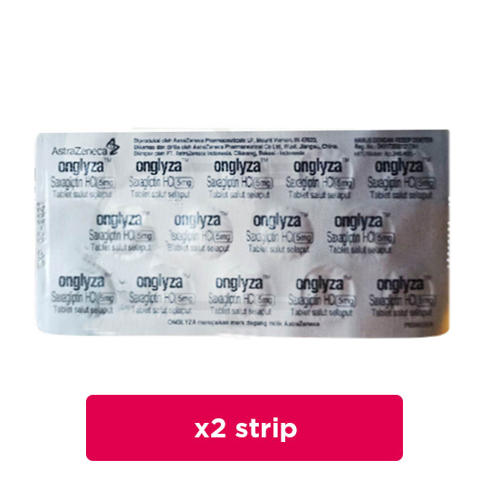 Onglyza 5 mg 2 Strip (14 Tablet/Strip) - Obat Rutin