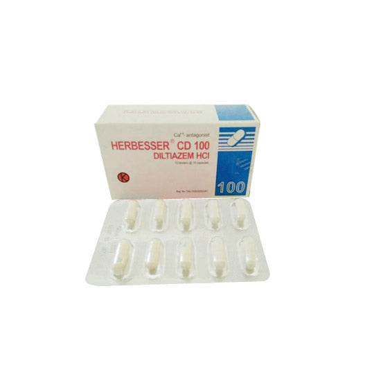 Herbesser CD 100 mg 10 Kapsul