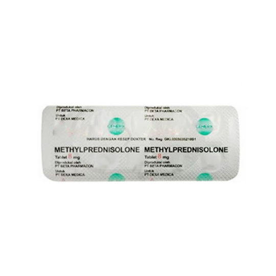 Methylprednisolone 8 mg 10 Tablet