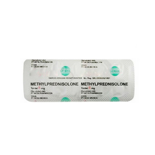 Methylprednisolone 8 mg 10 Tablet