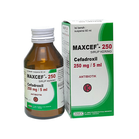 Maxcef 250 mg Dry Sirup 60 ml