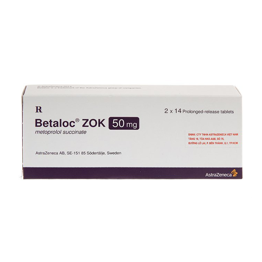 Betaloc Zok 50 mg 14 Tablet