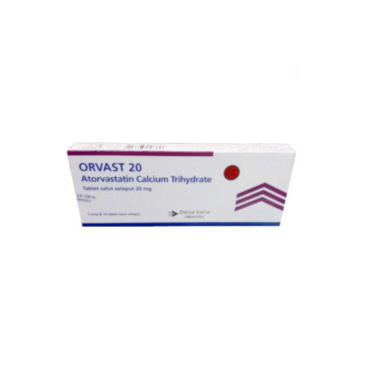 Orvast 20 mg 10 Tablet