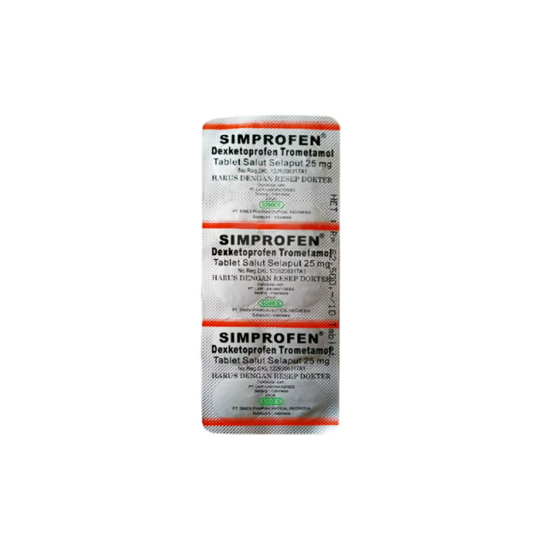 Simprofen 25 mg 10 Tablet