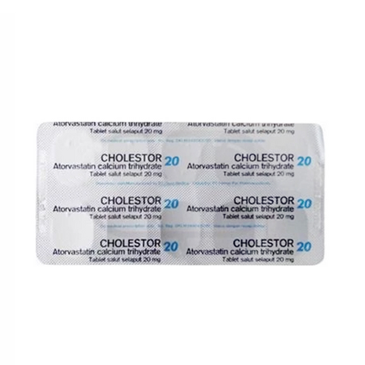 Cholestor 20 mg 10 Tablet