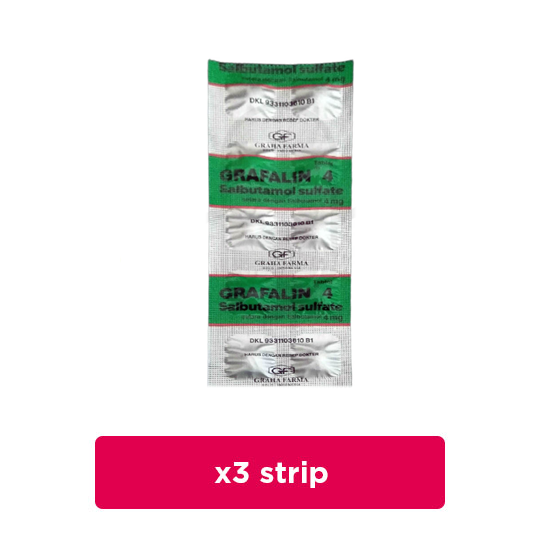 Grafalin 4 mg 3 Strip (10 Tablet/Strip) - Obat Rutin
