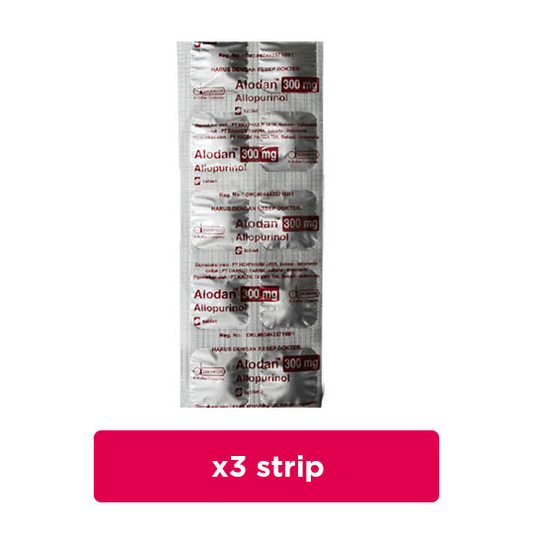 Alodan 300 mg 3 Strip (10 Tablet/Strip) - Hemat Borongan