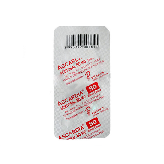 Ascardia 80 mg 10 Tablet