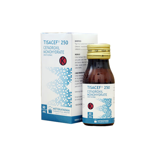 Tisacef 250 mg/5 ml 60 ml