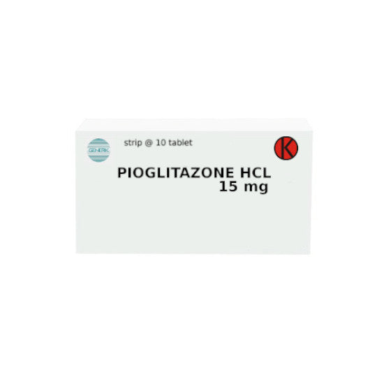 Pioglitazone HCl 15 mg 10 Tablet