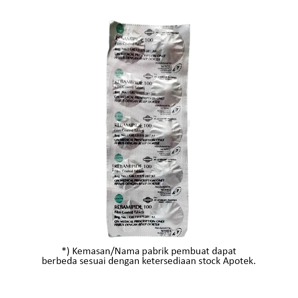 Rebamipide 100 mg 10 Tablet