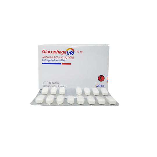 Glucophage XR 750 mg 15 Tablet