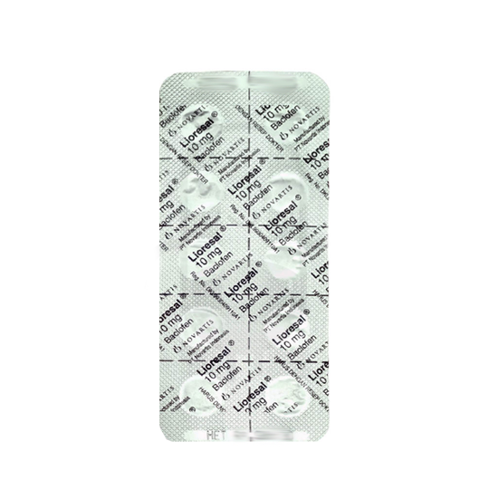 Lioresal 10 mg 10 Tablet