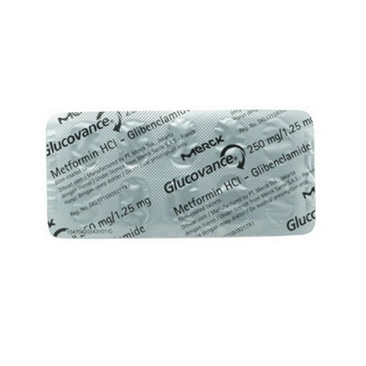 Glucovance 1.25 mg/250 mg 15 Tablet