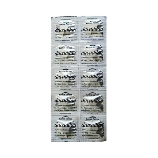 Duvadilan 20 mg 10 Tablet