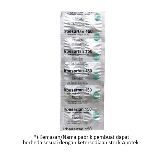 Irbesartan 150 mg 10 Tablet