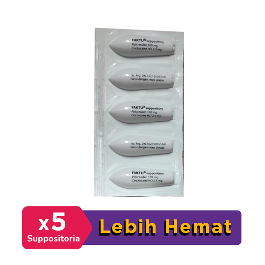 Faktu 5 Suppositoria - Hemat Borongan