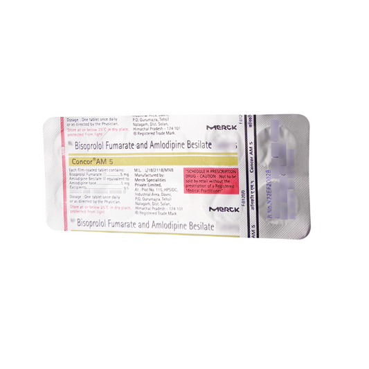 Concor AM 5 mg/5 mg 10 Tablet