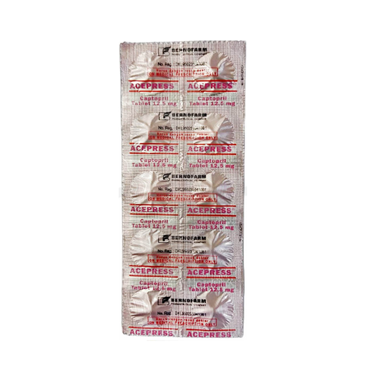 Acepress 12.5 mg 10 Tablet