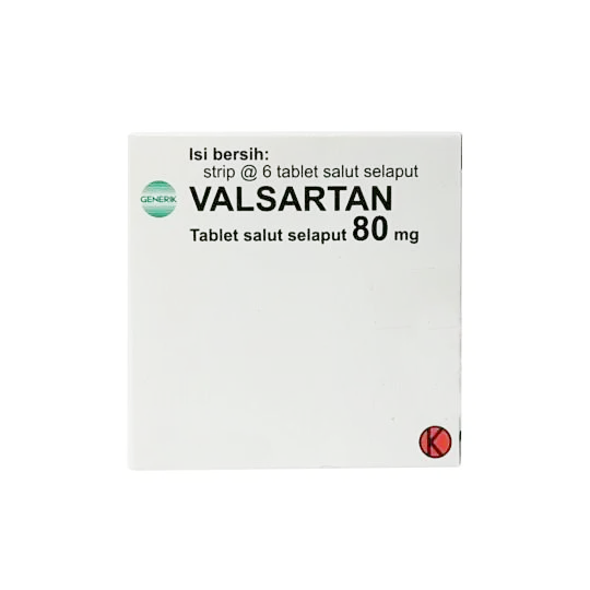 Valsartan 80 mg 6 Tablet