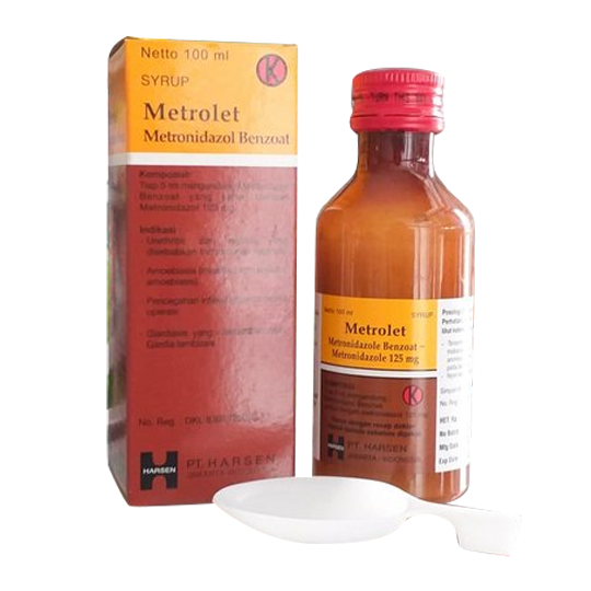 Metrolet 125 mg/5 ml Sirup 100 ml