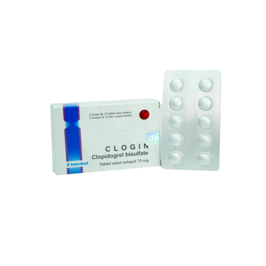 Clogin 75 mg 10 Tablet