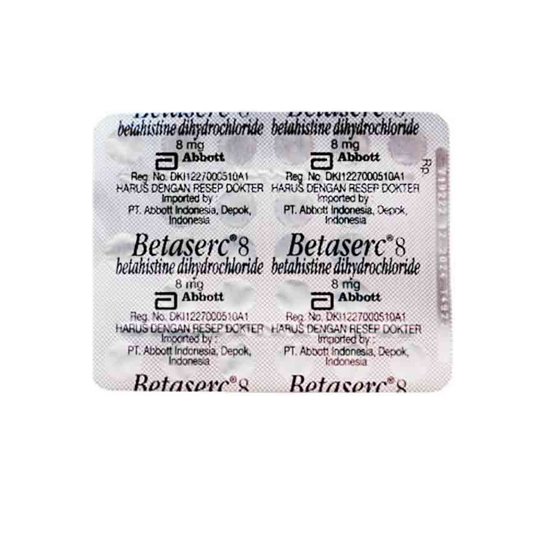 Betaserc 8 mg 25 Tablet