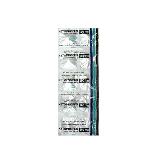 Ketoprofen 100 mg 10 Tablet