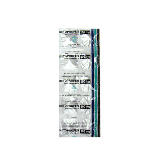 Ketoprofen 100 mg 10 Tablet