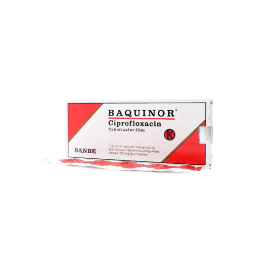 Baquinor 250 mg 10 Tablet