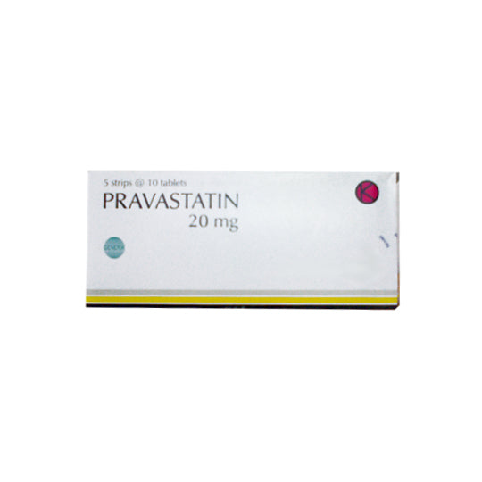 Pravastatin 20 mg 10 Tablet