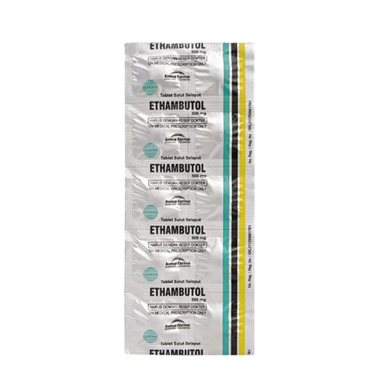 Ethambutol 500 mg 10 Tablet