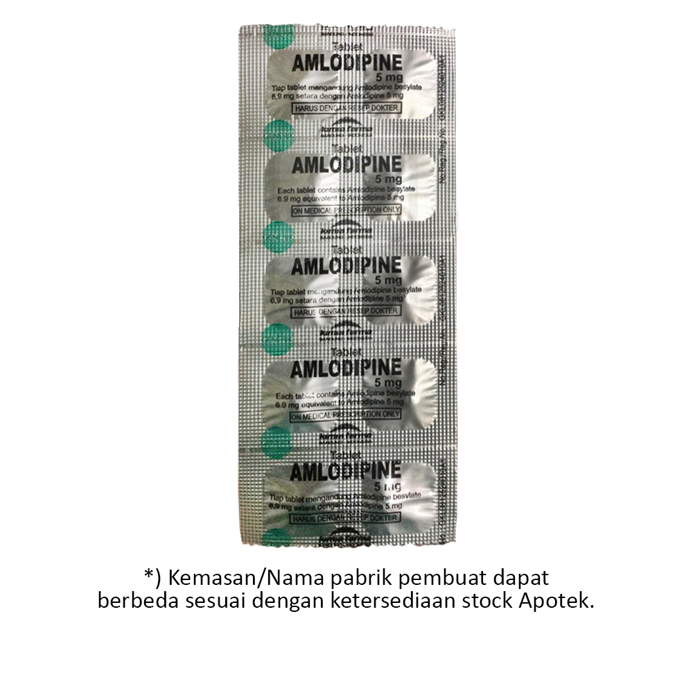 Amlodipine 5 mg 10 Tablet