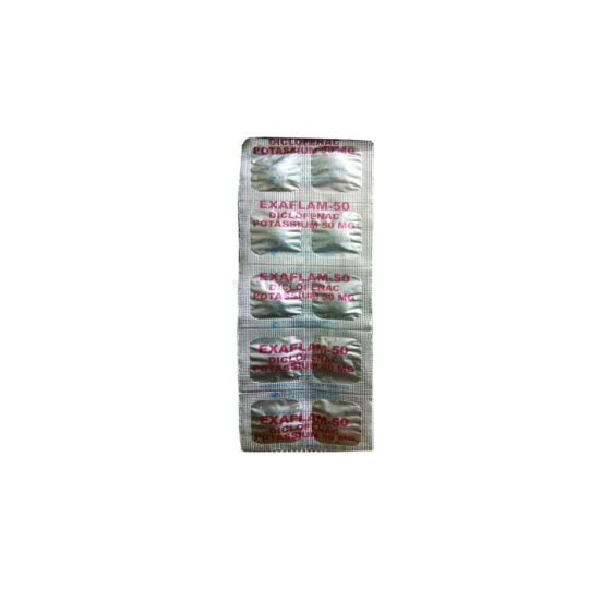 Exaflam 50 mg 10 Tablet