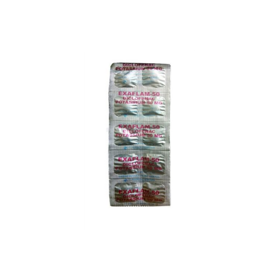 Exaflam 50 mg 10 Tablet