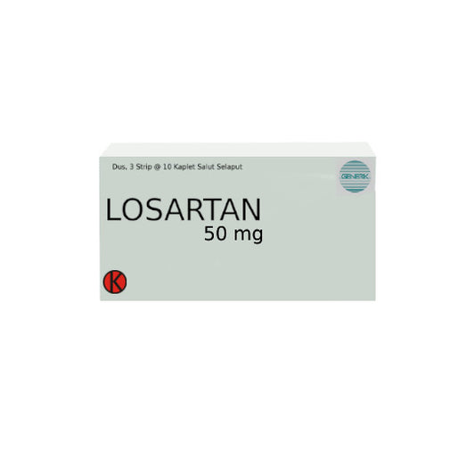 Losartan 50 mg 10 Tablet