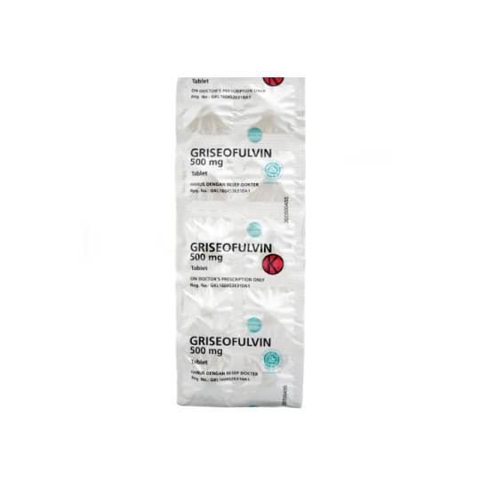 Griseofulvin 500 mg 10 Tablet