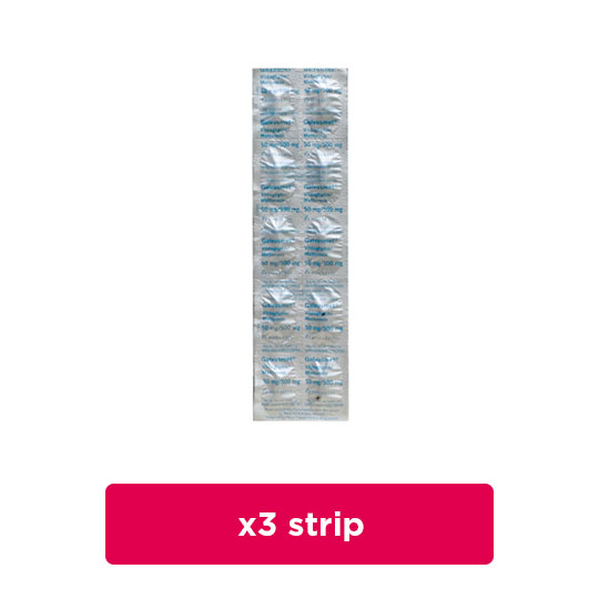 Galvusmet 50 mg/500 mg 3 Strip (10 Tablet/Strip) - Obat Rutin