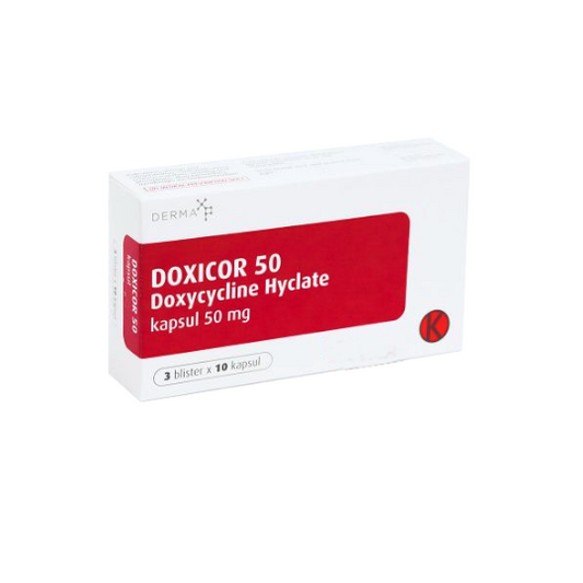 Doxicor 50 mg 10 Kapsul