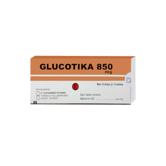 Glucotika 850 mg 10 Tablet